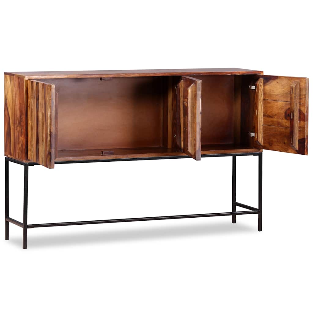 Credenza in Legno Massello di Acacia 120x30x80 cm 244345