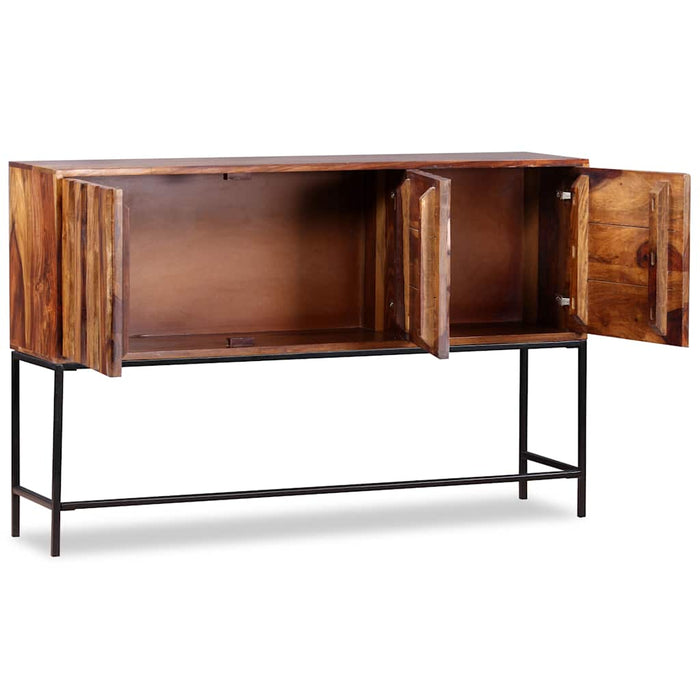 Credenza in Legno Massello di Acacia 120x30x80 cm 244345