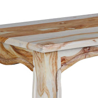 Tavolo Consolle in Legno Massello di Acacia 110x40x76 cm 244348