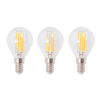 Plafoniera con 3 Lampadine a LED a Incandescenza 12 W 244395