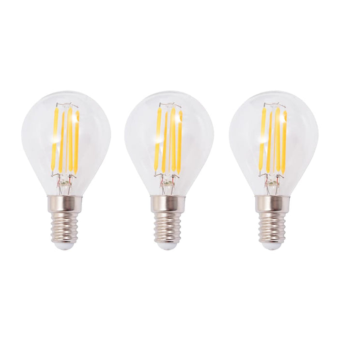 Plafoniera con 3 Lampadine a LED a Incandescenza 12 W 244395