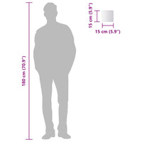 24 Pz Piastrelle a Specchio Quadrate in Vetro 244462