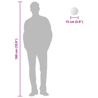 8 Pz Piastrelle a Specchio Rotonde-Specchio decorativo in Vetro