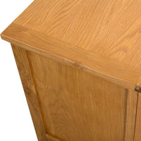 Mobile TV-Mobile per TV-Credenza TV 90x35x48 cm in Legno Massello di Rovere