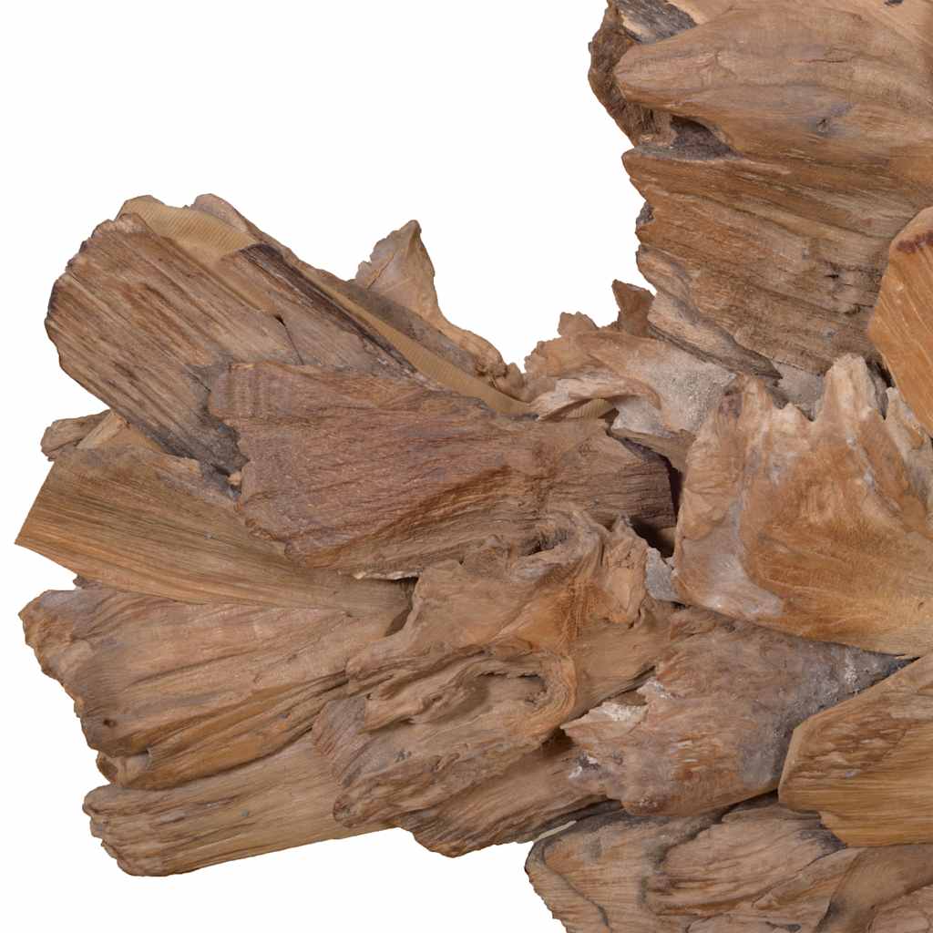 vidaXL Scultura di Pesce in Teak 40x12x57 cm