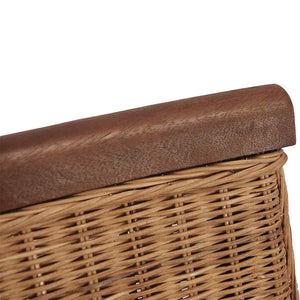 Sedie da Pranzo 6 pz Marroni in Rattan Naturale 274203