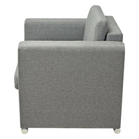 3 Pz Set di Divani in Stoffa Grigio Chiaro  cod mxl 16809