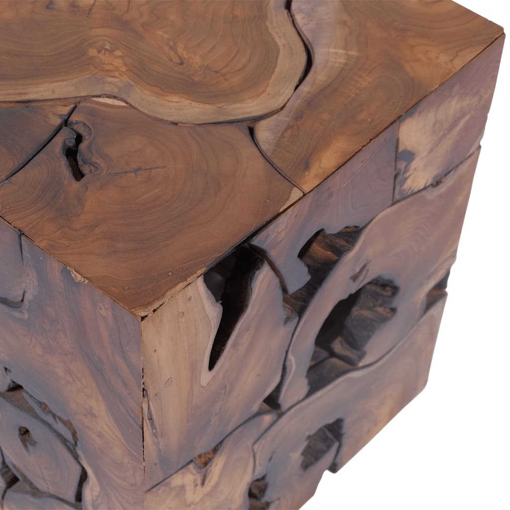 Sgabelli/Tavolino da CaffÃ¨ in Legno Massello di Tek 4 Pz cod mxl 44021