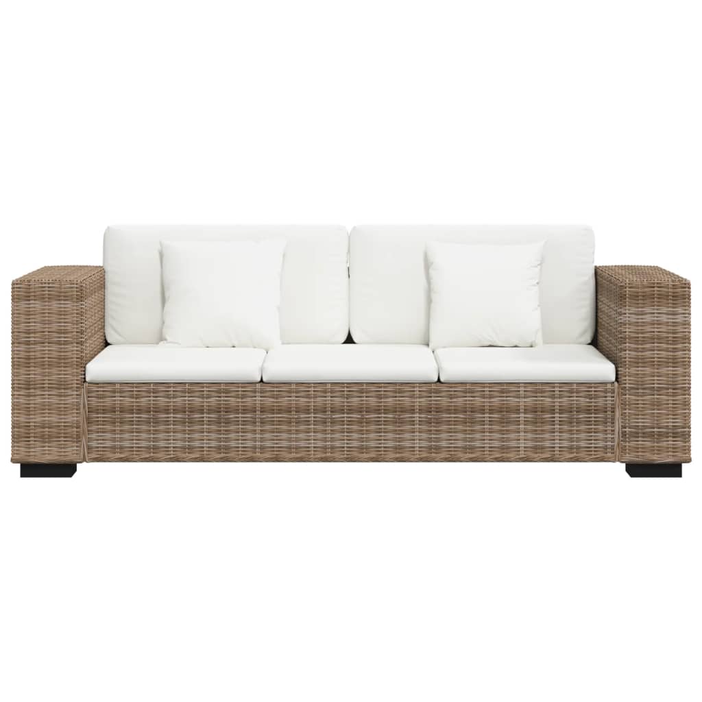 Set Divani a 2 e 3 Posti in Vero Rattan cod mxl 13273