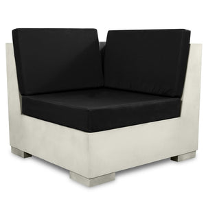 Set Divani da Giardino 6 pz con Cuscini in Cemento Grigio 43300