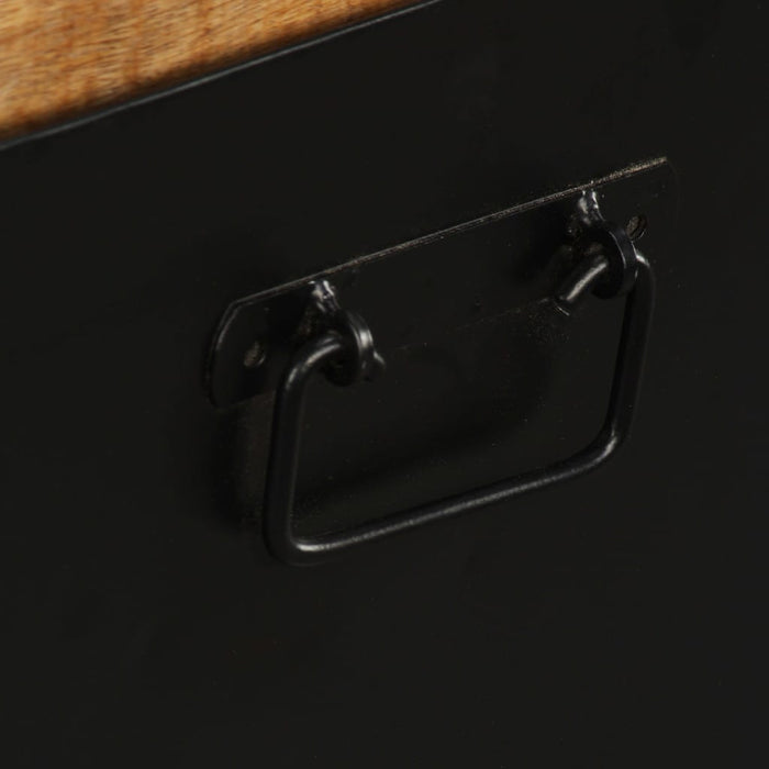 Cassapanca con 3 Cassetti Legno di Mango 120x30x40 cm 244581