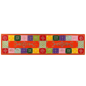 Mobile Porta TV in Legno Massello di Mango Dipinto a Mano 244595