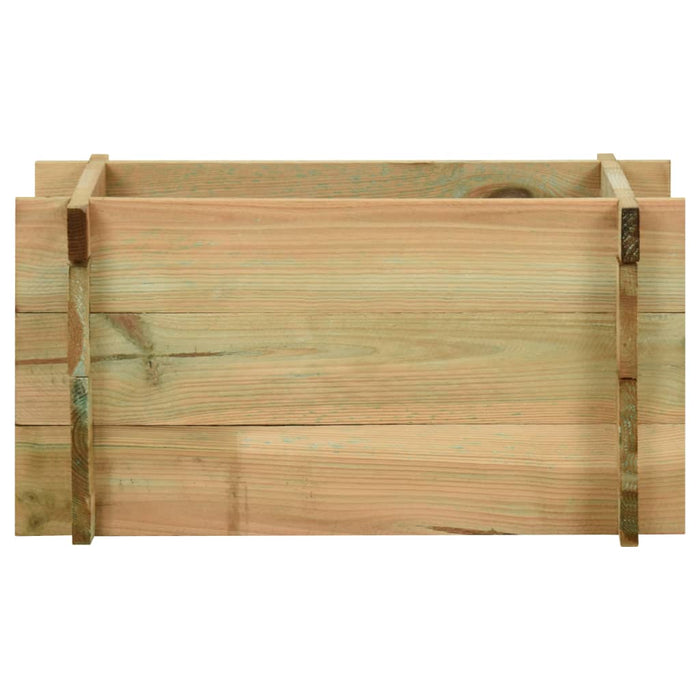 Fioriera Giardino-Vaso da Esterno-Contenitore per Piante Letto Vegetale Legno Pino Impregnato 40 cm