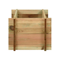 Fioriera Giardino Letto Vegetale in Legno Pino Impregnato 80 cm 43348