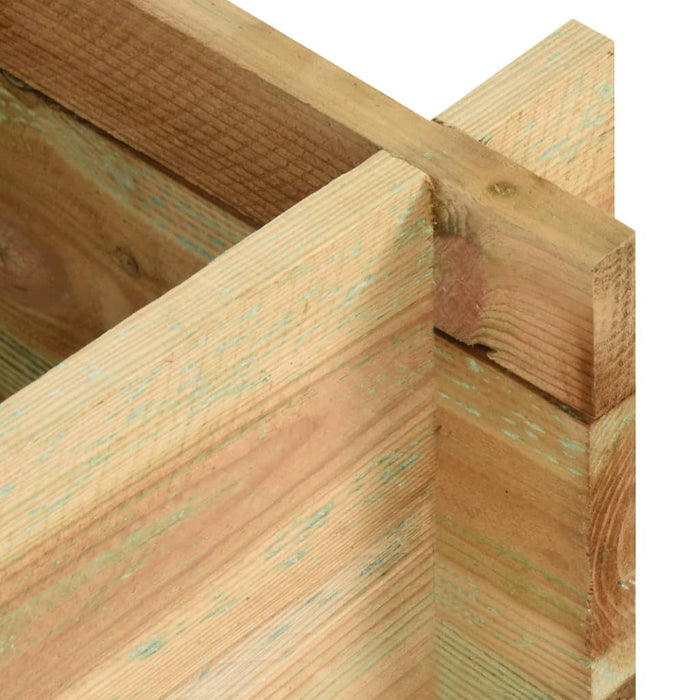 Fioriera Giardino Letto Vegetale in Legno Impregnato 120 cm cod mxl 47875