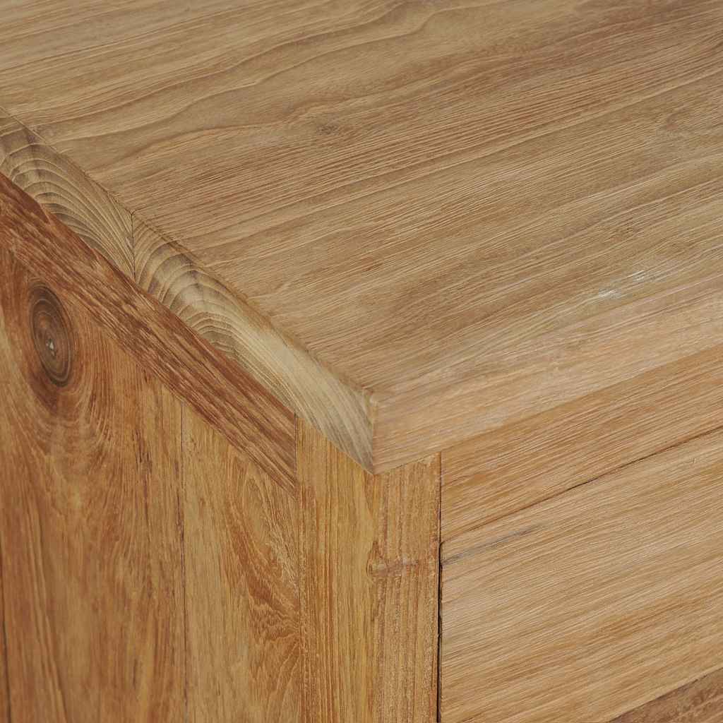 Comodino in Legno Massello di Teak 40x30x50 cm 244484