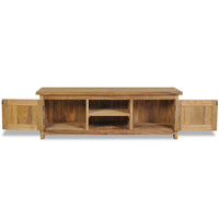 Mobile Porta TV in Legno Massello di Teak 120x30x40 cod mxl 11586