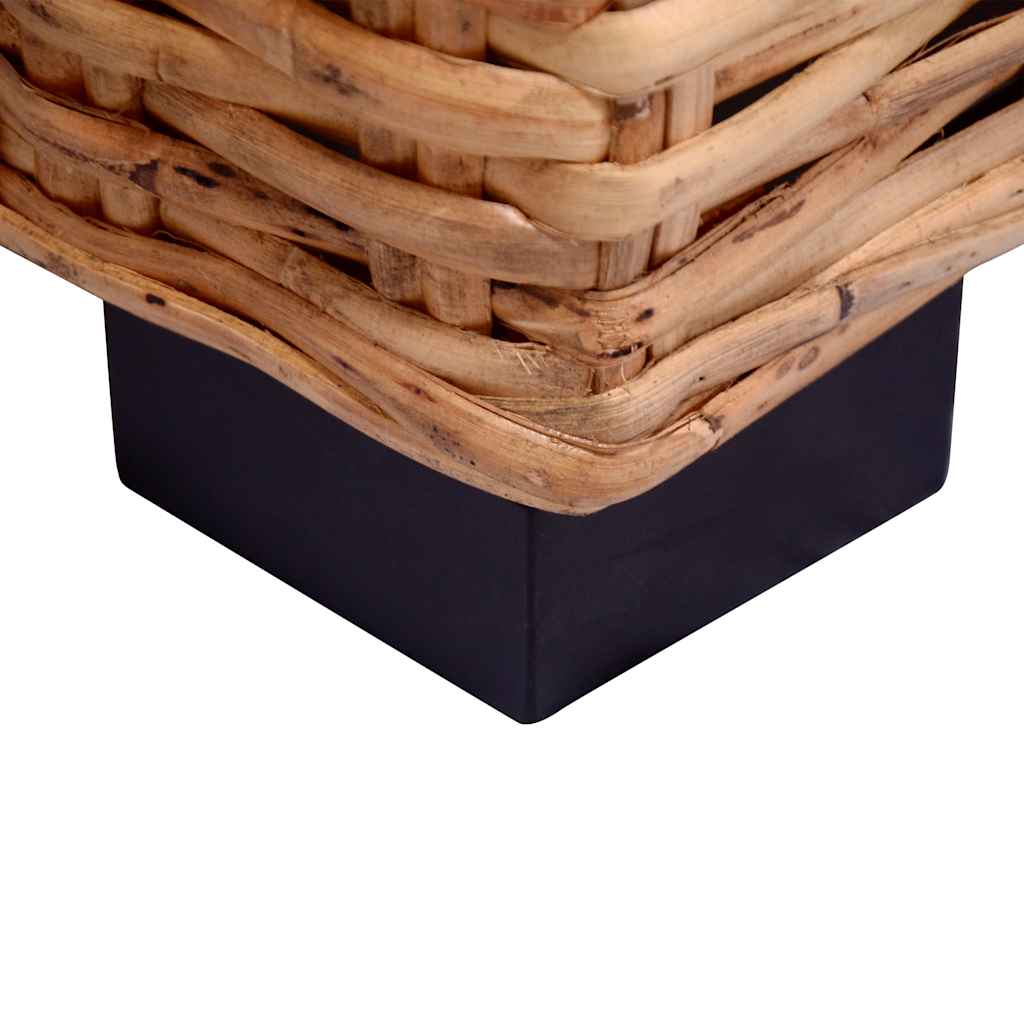 Divano a 3 Posti in Rattan Naturale   cod mxl 11897