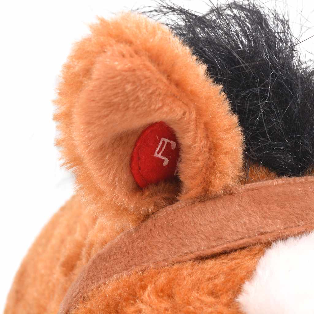 Cavallo in Peluche in Piedi Marronecod mxl 73056