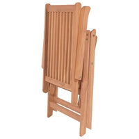 Sedie Reclinabili da Giardino 2 pz in Legno Massello di Teak cod mxl 11645