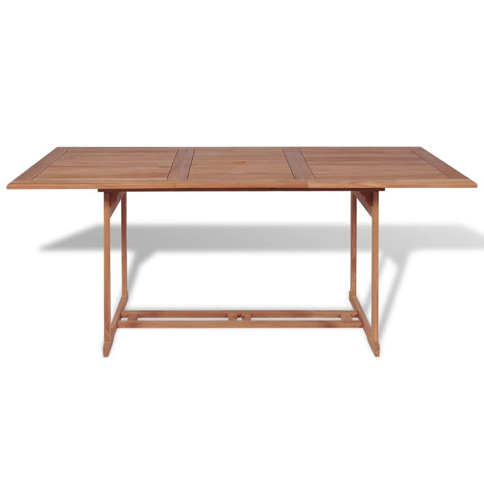 Tavolo da Giardino 180x90x75 cm in Massello di Teak 43034