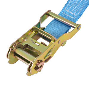 Cinghie d'Ancoraggio 10 pz a Cricchetto 2 T 6mx38mm Blu 142655