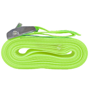 Cinghie 10 pz 0,25 Tonnellate 5mx25 mm Verde Fluo 142664
