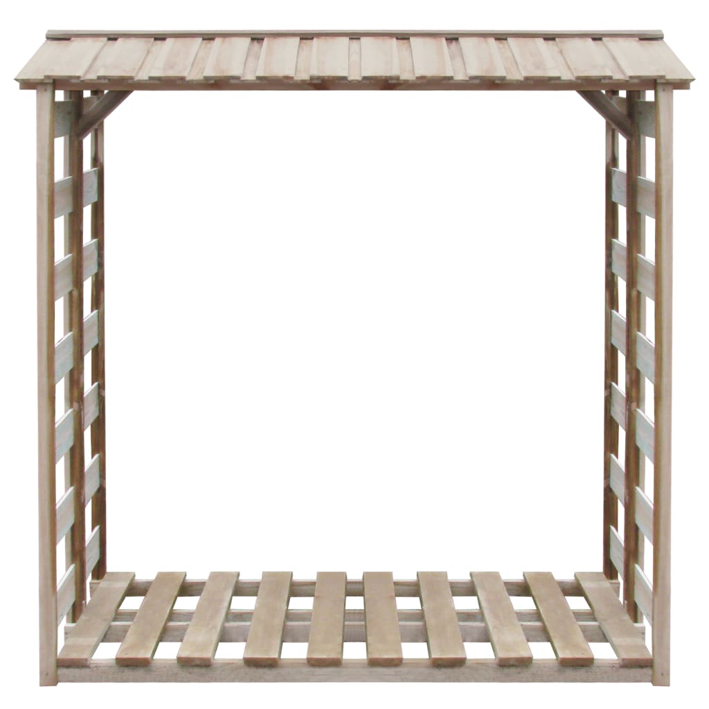 Deposito per Legname Capanno 150x90x176 cm Pino Impregnato cod mxl 9284
