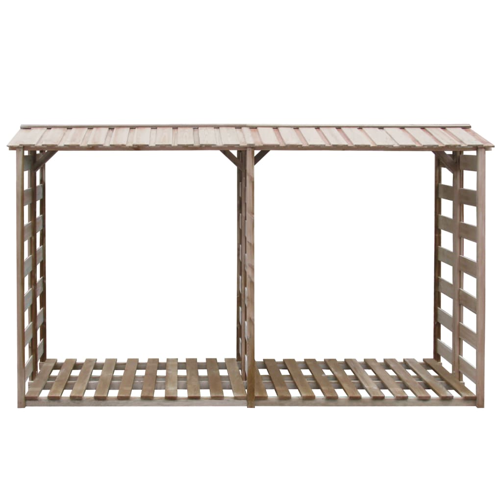 Deposito per Legname Capanno 300x90x176 cm in Pino Impregnato 43330