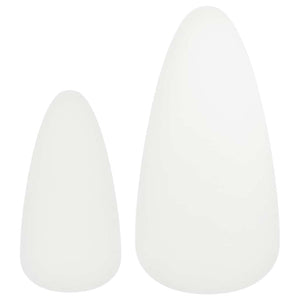 Set Tavolini Salotto 2pz in Legno Massello Massello Pino Bianco 244731