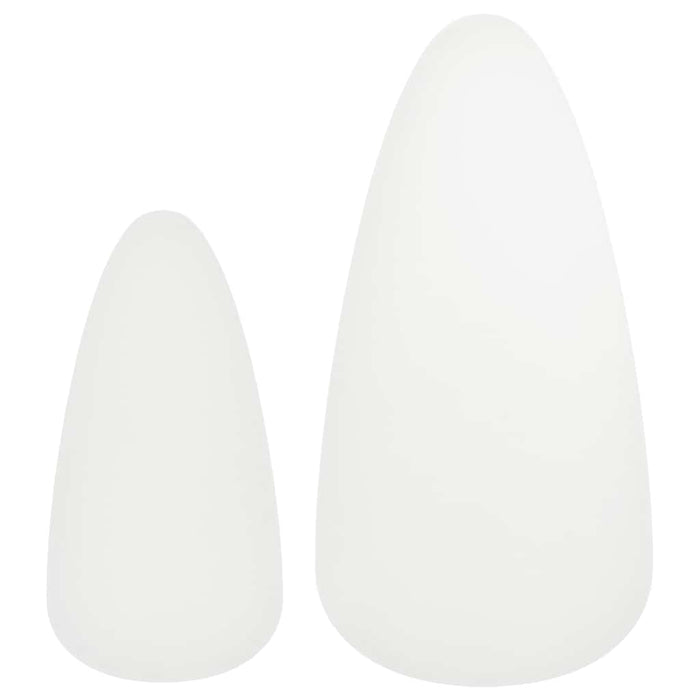 Set Tavolini Salotto 2pz in Legno Massello Massello Pino Bianco 244731