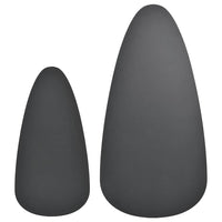 Set Tavolini Salotto 2pz in Legno Massello Massello Pino Nero 244732