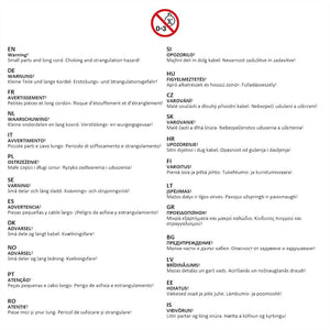 Cavallo in Peluche in Piedi Nero e Bianco XXL 91326