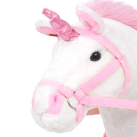 Unicorno di Peluche in Piedi Bianco e Rosa XXLcod mxl 73111