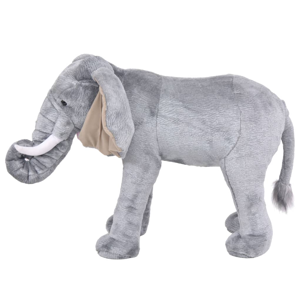 Elefante in Peluche in Piedi Grigio XXL 91334