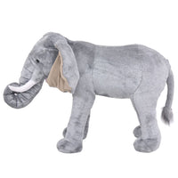 Elefante in Peluche in Piedi Grigio XXL 91334