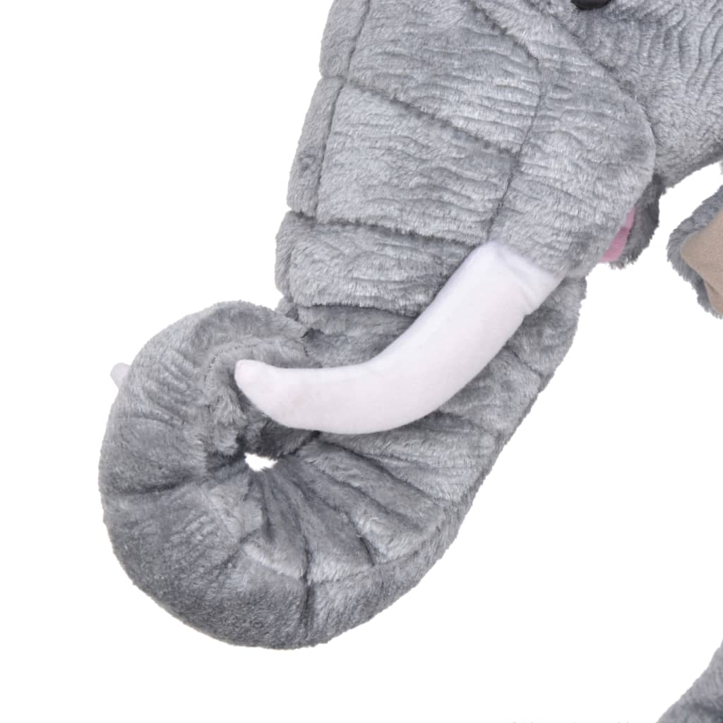 Elefante in Peluche in Piedi Grigio XXL 91334
