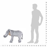 Elefante in Peluche in Piedi Grigio XXL 91334