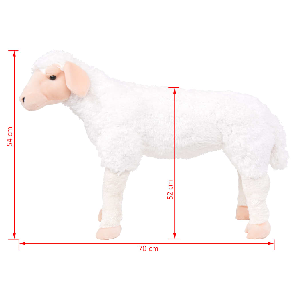 Pecora di Peluche Giocattolo Bianca XXL cod mxl 58982