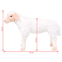 Pecora di Peluche Giocattolo Bianca XXL cod mxl 58982