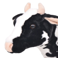 Mucca in Peluche in Piedi Nera e Bianca XXL 91342