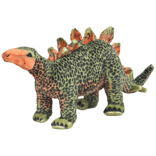 Dinosauro Stegosaurus in Peluche in Piedi Verde e Arancione XXLcod mxl 129410
