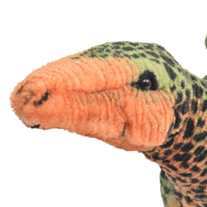 Dinosauro Stegosaurus in Peluche in Piedi Verde e Arancione XXL 91346