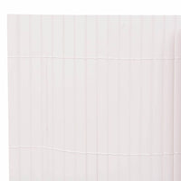 Recinzione da Giardino a Doppio Lato 90x300 cm Bianca cod mxl 58083