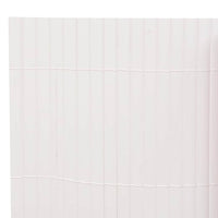 Recinzione da Giardino a Doppio Lato 90x500 cm Bianca cod mxl 78377