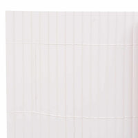Recinzione per Giardino Bianco 150 x 300 cm 43632