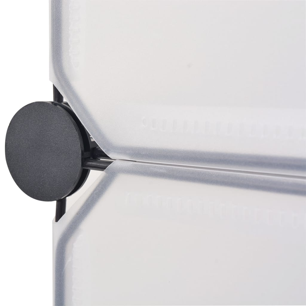 Scarpiera scarpiera mobile portaoggetti ingresso corridoio soggiorno con 10 scomparti bianco 02_0021402