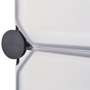 Scarpiera scarpiera mobile portaoggetti ingresso corridoio soggiorno con 10 scomparti bianco 02_0021402