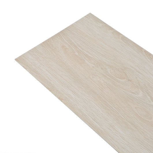 Listoni Pavimenti Non Autoadesivi PVC 5,26m² 2mm Rovere Bianco 245164