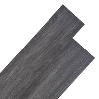 Listoni Pavimenti Non Autoadesivi PVC 5,26 mÂ² 2 mm Nero Bianco cod mxl 49699